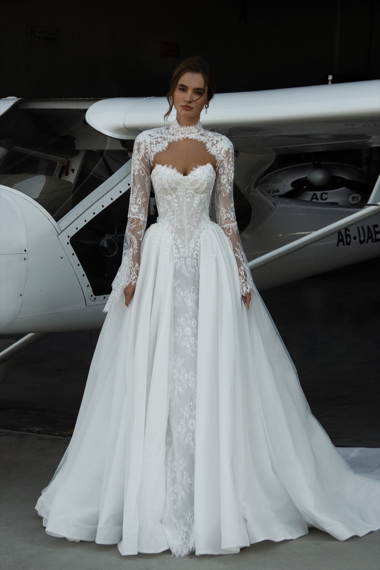 Leontine wedding dress by Natalia Romanova - View 2